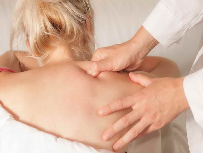 Thorax -Osteochondrose -Massage